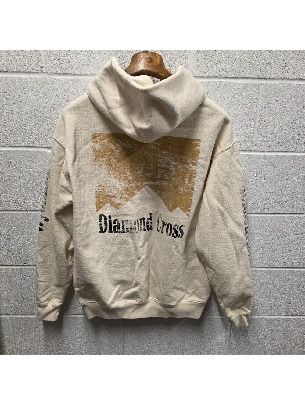 Diamond Cross Ranch Sweatshirt Adult M Jackson Hole Cowboy Eagle 23x29 Hoodie